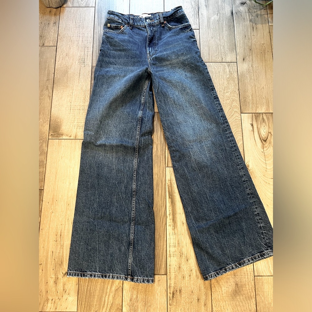 Zara wide leg jeans